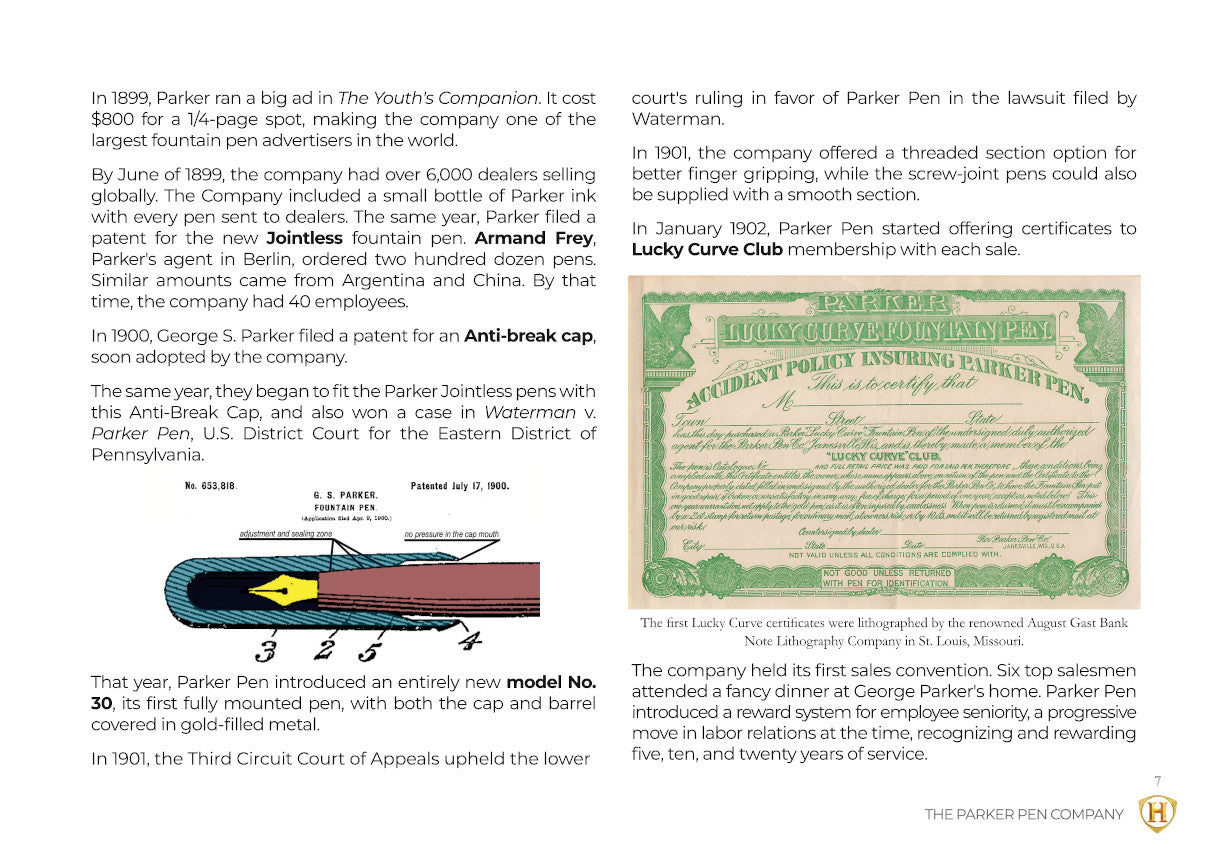 PARKER PENS: THE PIONEERS U.S. e-book (PDF Edition) Available Worldwide