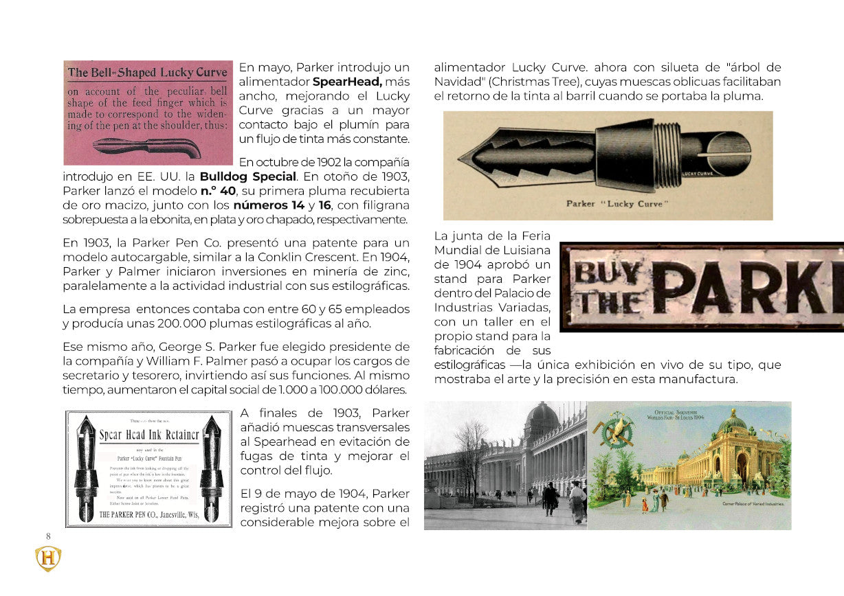 ESTILOGRÁFICAS PARKER: LAS PIONERAS e-book (PDF disponible para todo el mundo)