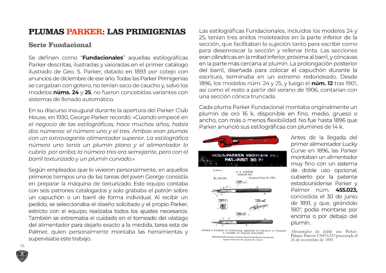 ESTILOGRÁFICAS PARKER: LAS PIONERAS e-book (PDF disponible para todo el mundo)