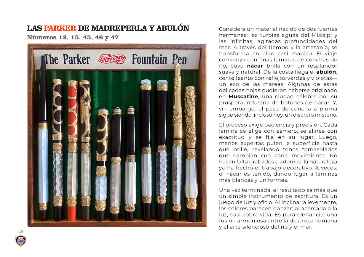 ESTILOGRÁFICAS PARKER: LAS PIONERAS e-book (PDF disponible para todo el mundo)