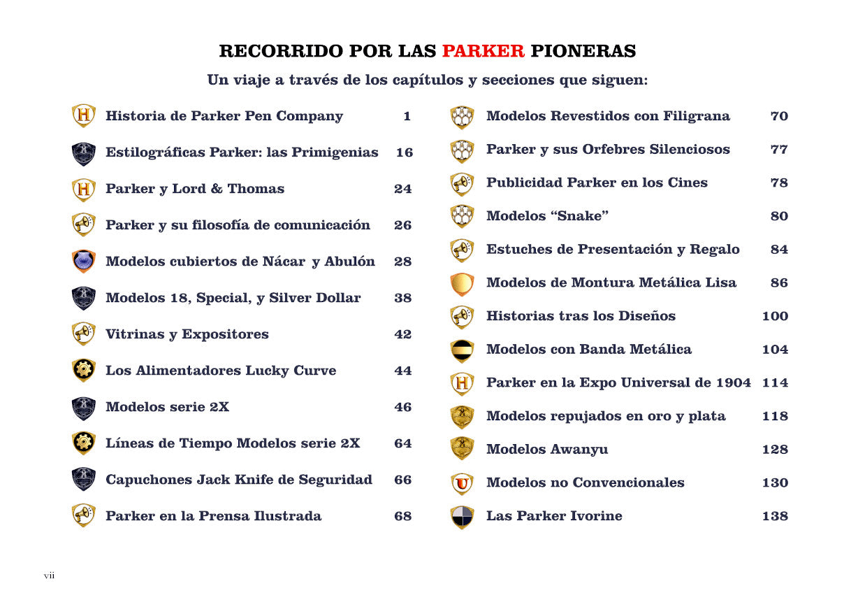 ESTILOGRÁFICAS PARKER: LAS PIONERAS e-book (PDF disponible para todo el mundo)