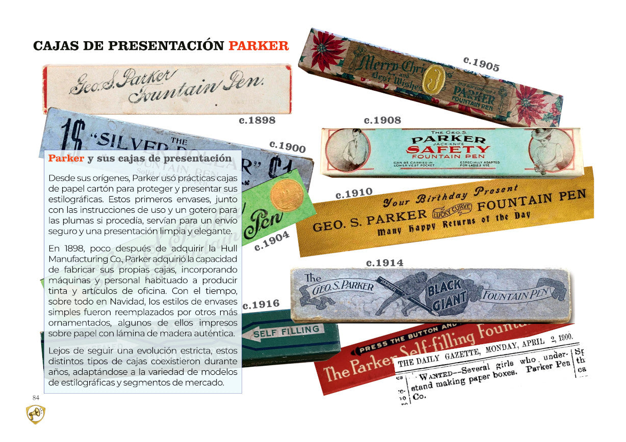 ESTILOGRÁFICAS PARKER: LAS PIONERAS e-book (PDF disponible para todo el mundo)