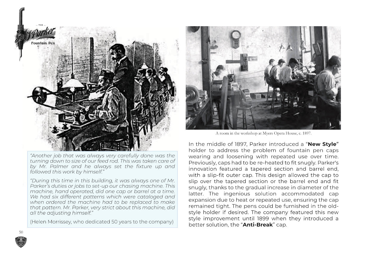 PARKER PENS: THE PIONEERS Hardcover (United States Only