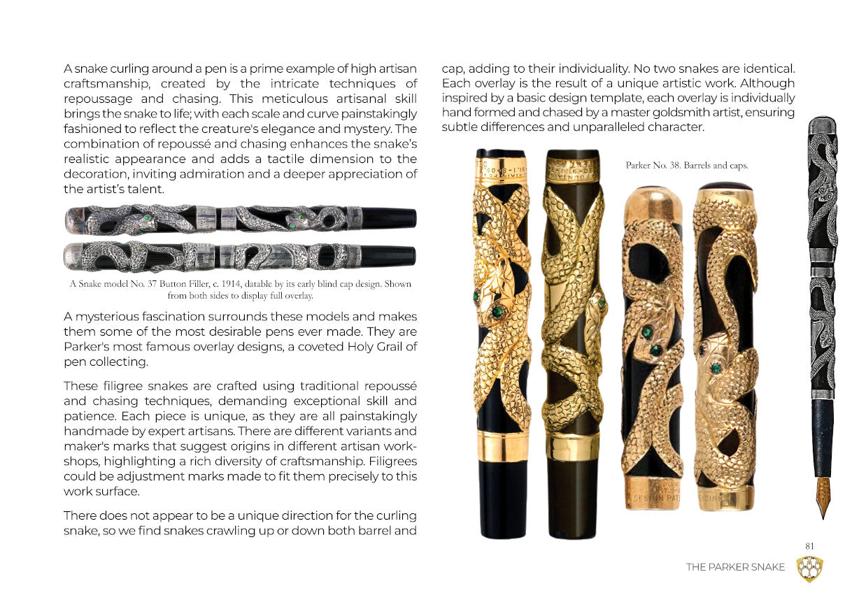 PARKER PENS: THE PIONEERS Hardcover (United States Only